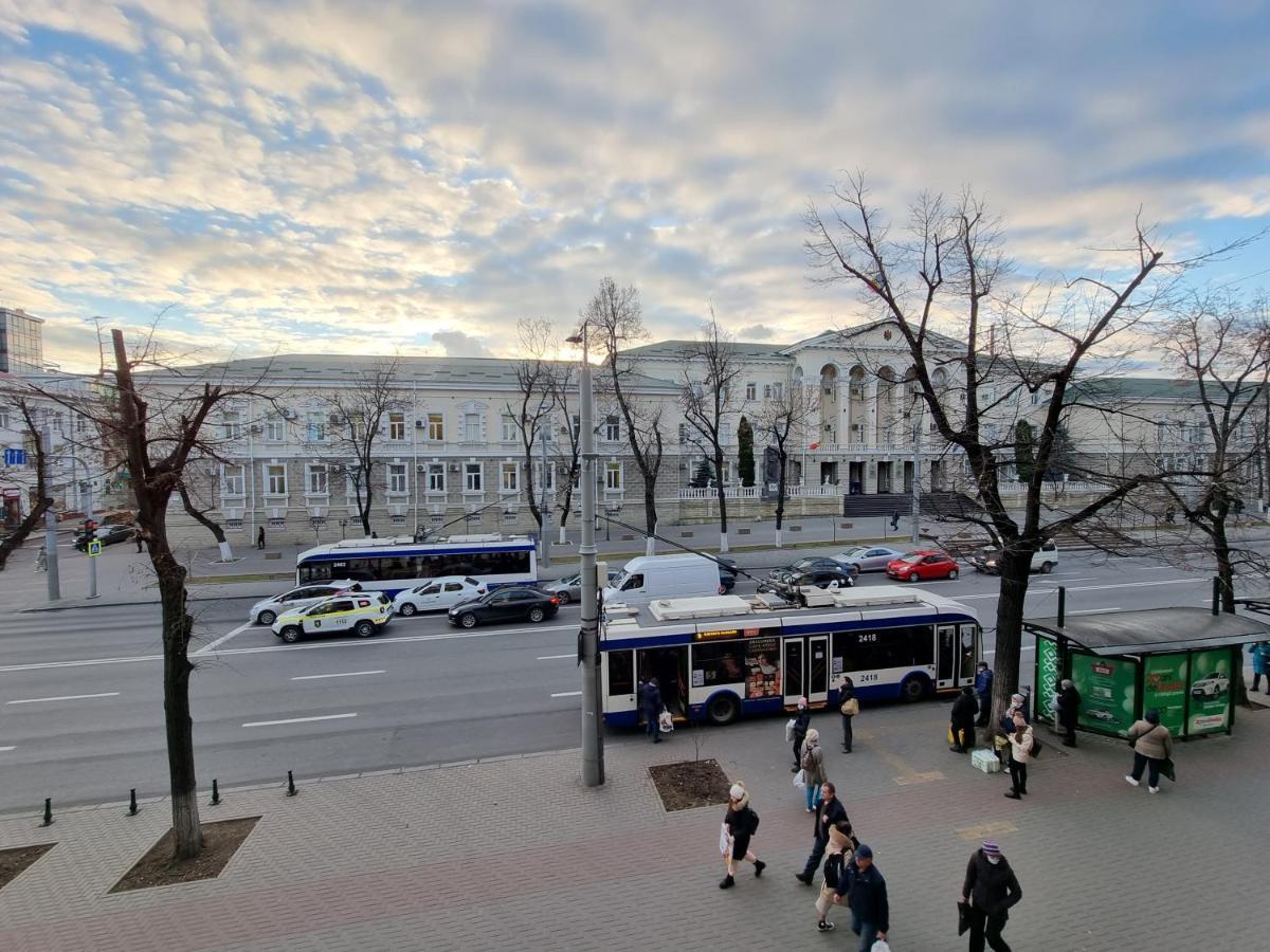 Stefan Cel Mare Boulevard Ultracentral Apartments In The Center Chisináu Exterior foto