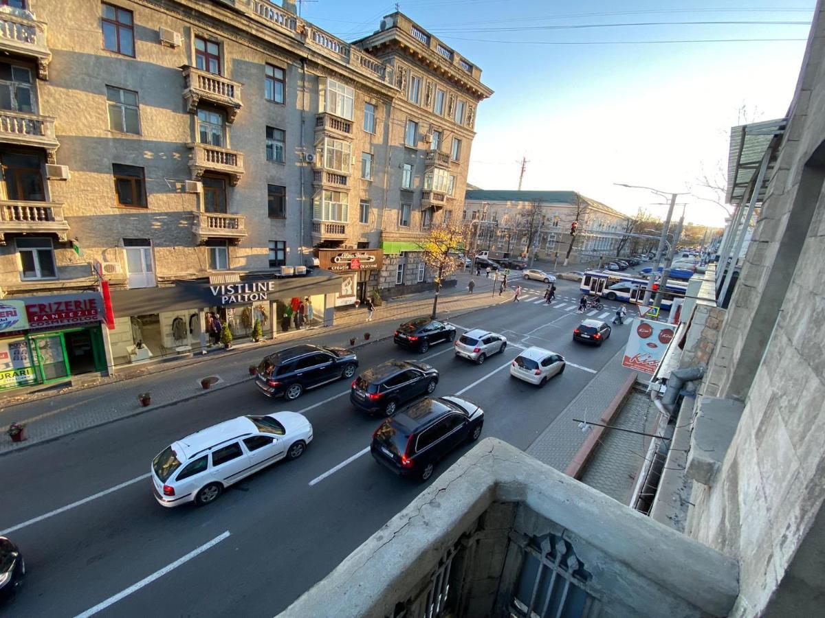 Stefan Cel Mare Boulevard Ultracentral Apartments In The Center Chisináu Exterior foto